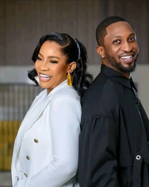Singer Dare Art Alade and wife Deola's car catches fire on 3rd mainland bridge burns to the ground